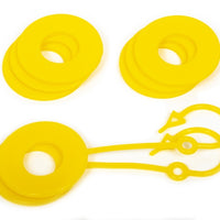 Daystar Yellow D Ring Isolator w/Lock washer Kit