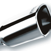 Borla 2.25in Inlet 3.28in x 3.5in Square Rolled Angle Cut x 7.88in Long Exhaust Tip