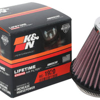 K&N Universal Clamp-On Air Filter 2-1/8in Flange 3-1/2in Base 2in Top 4in Height