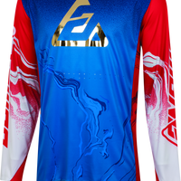 Answer 23 Elite Fusion Jersey Red/White/Blue Youth - XL