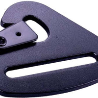 RaceQuip Snap Hook End Seat Belt Mounting Hardware / Fits 2 In. Belts / Forged Steel - Black