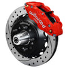 Wilwood Narrow Superlite 6R Front Big Brake Kit 12.88in SRP Drilled and Slotted Rotor - Red