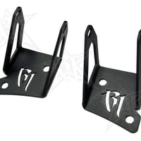 Rigid Industries Jeep JK - A-Pillar Mount Kit - Mounts set of Dually/D2