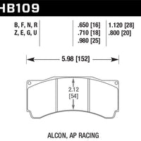 Hawk DTC-80 AP Racing 25mm Race Brake Pads