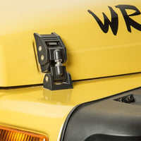 Rugged Ridge 97-06 Jeep Wrangler TJ Textured Black Hood Catches