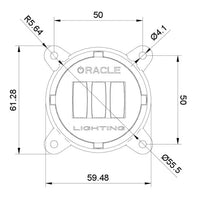 Oracle 60mm 15W Fog Beam LED Emitter SEE WARRANTY