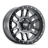 Dirty Life 9309 Canyon Pro 17x9/5x127 BP/-38mm Offset/71.5mm Hub Satin Graphite Wheel - Beadlock