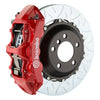 Brembo 99-05 Honda S2000 Front GT BBK 6 Piston Cast 355x32 2pc Rotor Slotted Type-3-Red