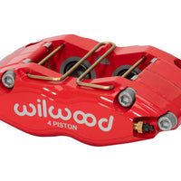 Wilwood Caliper-Dynapro Single 5.98in Mount-Red 1.58in Piston 1.1in Disc