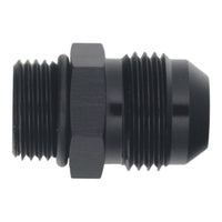 DeatschWerks 8AN ORB Male to 10AN Male Flare Adapter - Anodized Matte Black