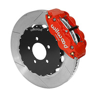 Wilwood 03-11 Crown Victoria Forged Narrow Superlite 6R Front Brake Kit w/ Slotted GT Rotor - Red