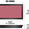 K&N 08 Ford Falcon FG Territory Drop In Air Filter