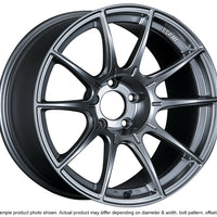 SSR GTX01 18x10.5 5x114.3 15mm Offset Dark Silver Wheel Evo X / G35 / 350z / 370z