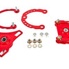 BMR 15-17 S550 Mustang Caster Camber Plates - Red