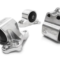 Innovative 92-95 Civic B/D Series Silver Aluminum Mounts Solid Bushings (3 Bolt)