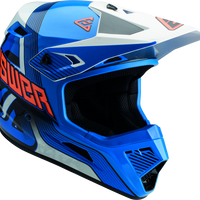 Answer AR1 Vendetta Helmet Blue/White/Orange - Large