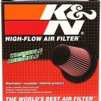 K&N Universal Air Filter - Round Straight 4in Flange ID x 7in OD x 6in Height