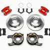 Wilwood D154 P/S Park Brake Kit Red Mopar/Dana 2.36in Off w/Snap Ring Brng