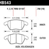 Hawk 06-11 Audi A3 2.0L Base Front ER-1 Brake Pads