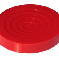 Prothane Universal Jack Pad 5in Diameter Model - Red