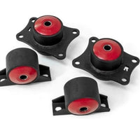 Innovative 00-09 Honda S2000 F-Series Black Steel Mounts 95A Bushings (Rear Diff Mounts OEM Diff)