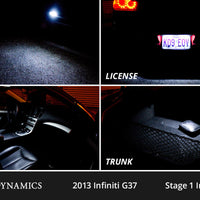 Diode Dynamics 08-15 Infiniti G37 Coupe/Convertible Interior LED Kit Cool White Stage 2