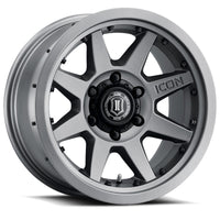 ICON Rebound Pro 17x8.5 5x4.5 0mm Offset 4.75in BS 71.5mm Bore Titanium Wheel