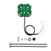 Diode Dynamics Stage Series Single Color LED Rock Light - Green Hookup (one)