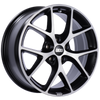 BBS SR 17x8 5x120 ET30 CB72.5 Satin Black Diamond Cut Face Wheel