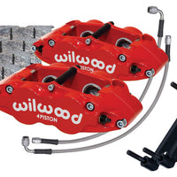 Wilwood 69-83 Porsche 911 Front Superlite Caliper Kit 3.5in MT - Red