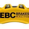 EBC Racing 17-21 Honda Civic Type-R (FK8) Yellow Apollo-6 Calipers 380mm Rotors Front Big Brake Kit