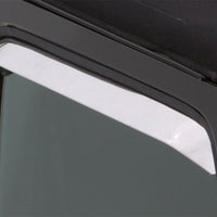 AVS 87-95 Jeep Wrangler (Excl. Rag Top) Ventshade Window Deflectors 2pc - Stainless