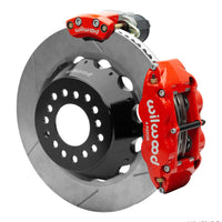 Wilwood Narrow Superlite 4R Rear P-Brk Kit 14.00in Rotor Big Ford New Style 2.50in Offset - Red