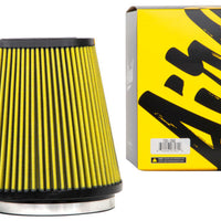 Airaid Universal Air Filter - Cone 6in F x 9x7-1/4in B x 6-3/8x3-7/8in T x 8in H - Synthamax