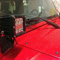 Rigid Industries Jeep JK - A-Pillar Mount Kit - Mounts set of Dually/D2