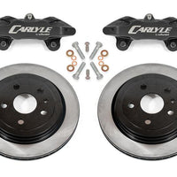 BMR 97-04 Chevrolet Corvette C5 / 05-13 C6 Brake Kit For 15in Conversion Solid Rotors Black Calipers