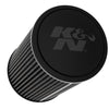 K&N Universal Round Clamp-On Air Filter 3in ID 9in Height 6in Base OD 5.25 Top OD