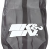 K&N Filter Wrap Drycharger Oval Tapered Black - 3.25in Base I/S Width x 2.5in Top I/S Width x 7in H