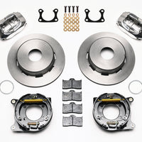 Wilwood Forged Dynalite P/S Park Brake Kit Polished Big Ford 2.36in Offset Currie Blank