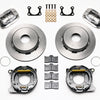 Wilwood Forged Dynalite P/S Park Brake Kit Polished Big Ford 2.36in Offset Currie Blank