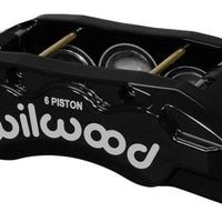 Wilwood Caliper-TX6R- L/H - Black 2.00/1.88/1.88in Pistons 1.50in Disc