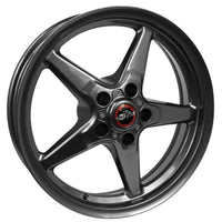 Race Star 92 Drag Star Bracket Racer 17x10.5 5x120 B.C./ 7 B.S. Metallic Gray Wheel