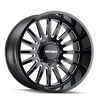 Mayhem 8114 Utopia 20x10 / 5x127 BP / -19mm Offset / 71.5mm Hub Black w/ Milled Spokes Wheel