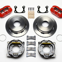 Wilwood Dynapro Low-Profile 11.00in P-Brake Kit - Red Big Ford 2.36in Offset Currie