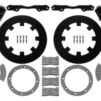 Wilwood 17-21 Can-Am X3RS Black 6-Piston Front Kit 11.25in - Undrilled Rotors