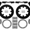 Wilwood 17-21 Can-Am X3RS Black 6-Piston Front Kit 11.25in - Undrilled Rotors