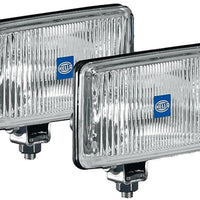 Hella 450 H3 12V SAE/ECE Fog Lamp Kit Clear - Rectangle (Includes 2 Lamps)