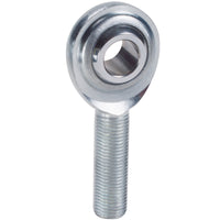 QA1 C Series 2-Pc Rod End - Male/Left Hand - .25in Bore x 1/4-28 - Carbon Steel