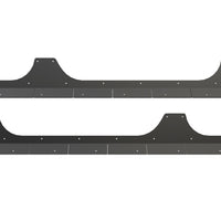 Fishbone Offroad 07-18 Jeep Wrangler JK 4 Door Rocker Guards Scale Armor