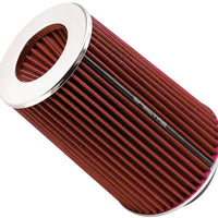 Spectre Adjustable Conical Air Filter 9-1/2in. Tall (Fits 3in. / 3-1/2in. / 4in. Tubes) - Red